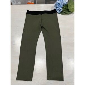 BCBGMAXAZRIA Olive Green‎ Leggings High Waist Casual Athleisure Size M